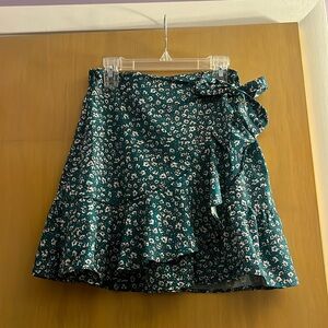 Floral Wrap Skirt- Size XS